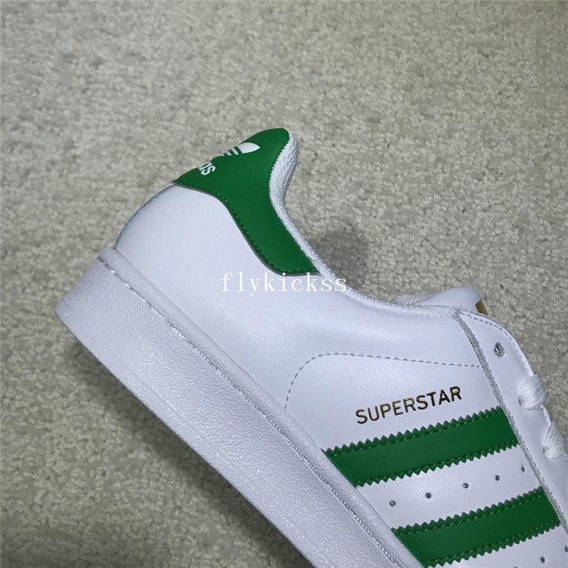 Adidas Superstar White Green BY3722